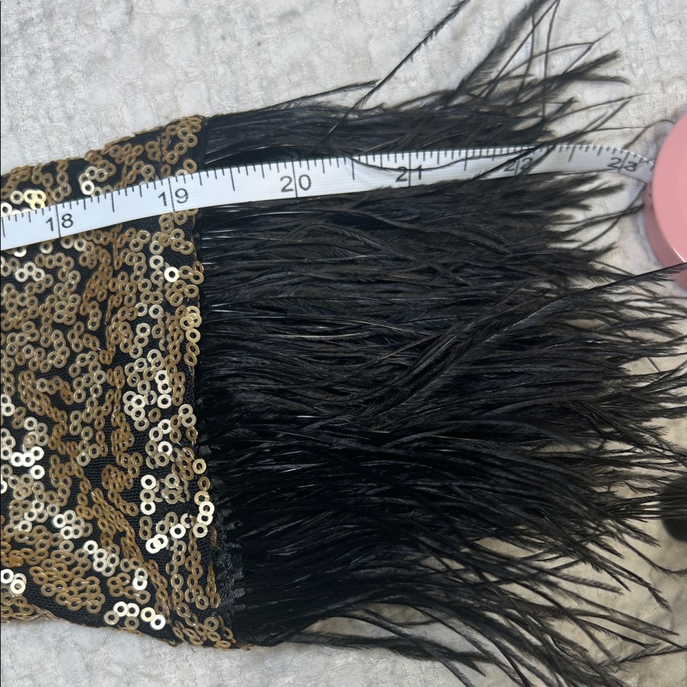 Tadashi Shoji Gold Sequin Long Sleeve Dress - Picture 6 of 10